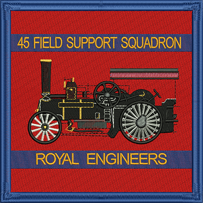 45 Fd Sp Sqn Embroidered Badge
