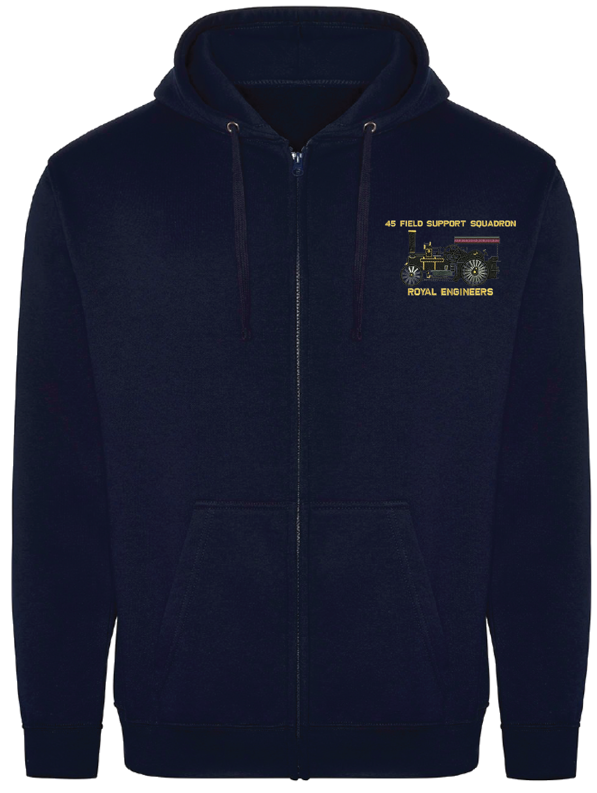 45 Field Supp Sqn Zipped Hoodie