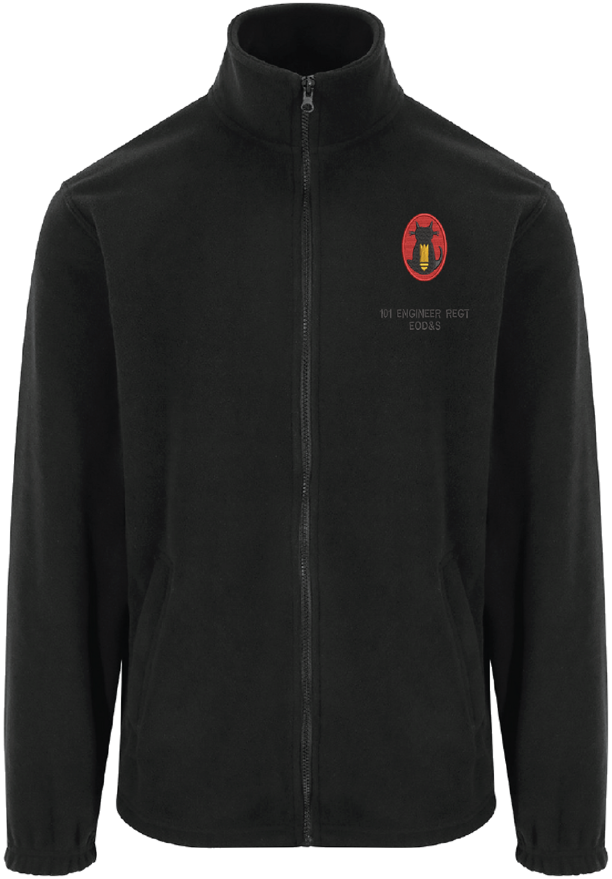 101 Engr Regt EOD Zipped Fleece