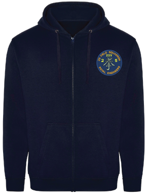 21 Engr Regt Zipped Hoodie