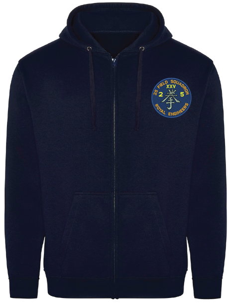 21 Engr Regt Zipped Hoodie