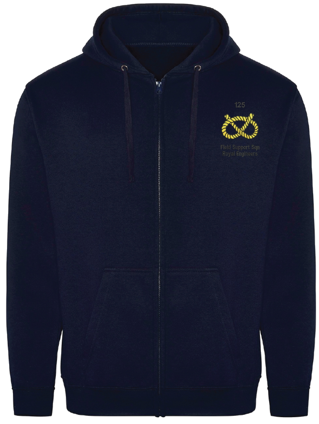 125 Field Support Squadron RE Zipped Hoodie