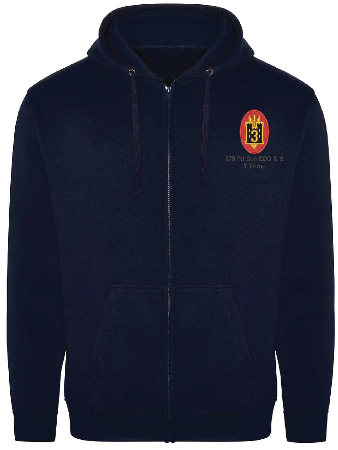 579 Field Squadron EOD Zipped Hoodie