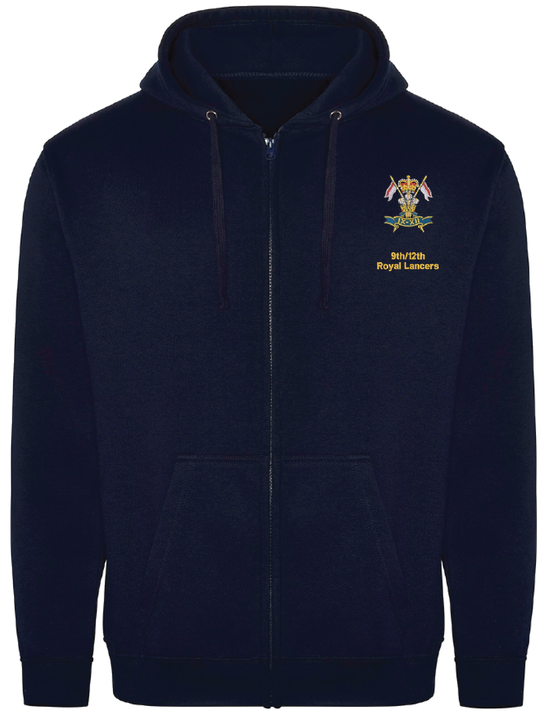 912 Royal Lancers Zipped Hoodie