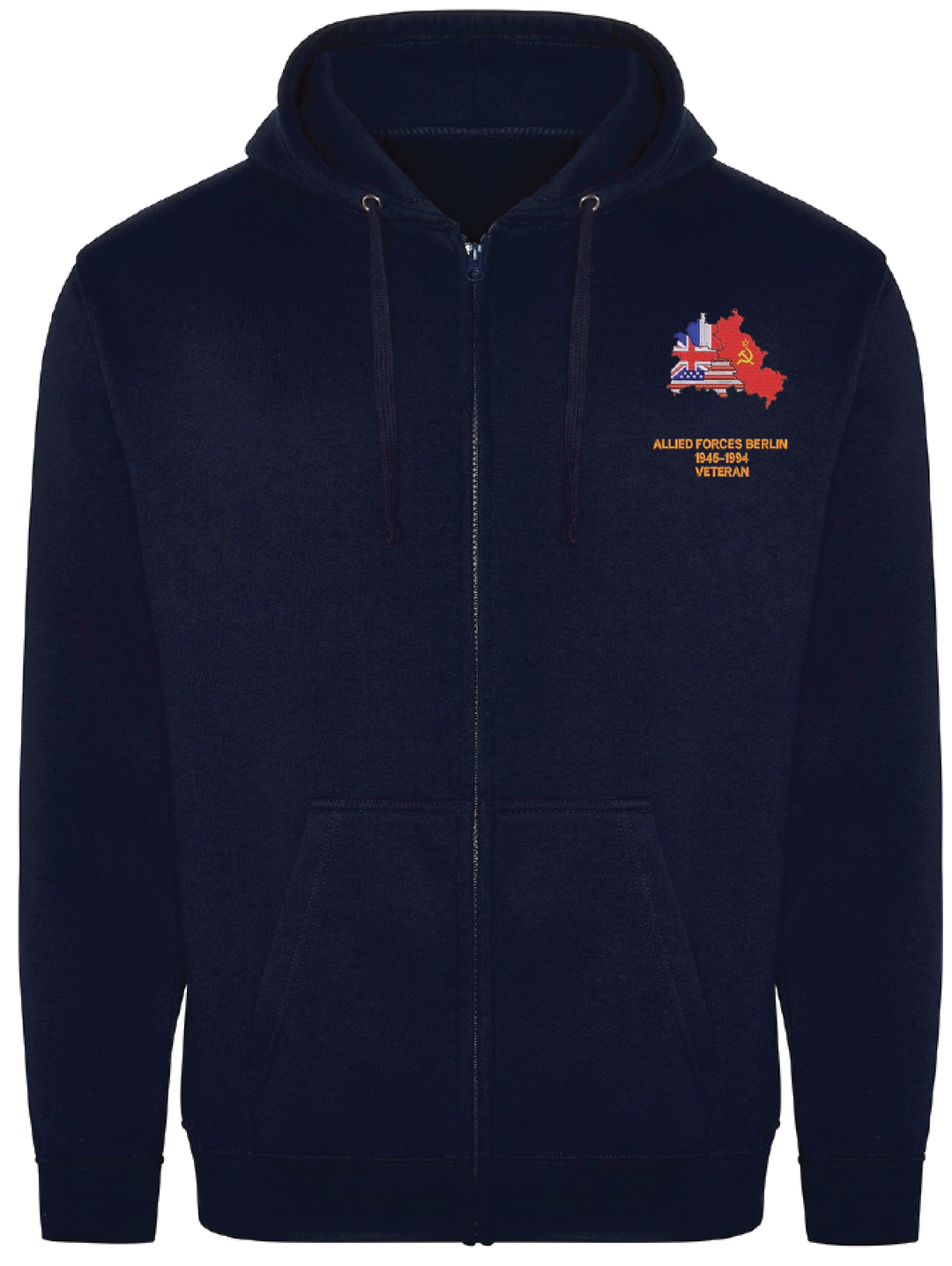 Allied Forces Berlin Zipped Hoodie