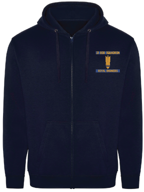 21 EOD Squadron Zipped Hoodie