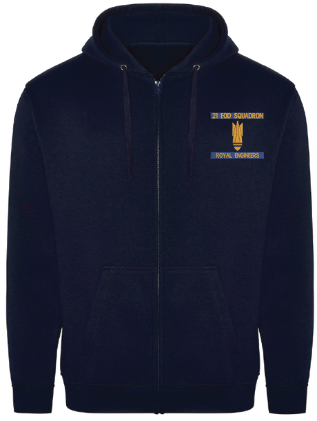 21 EOD Squadron Zipped Hoodie