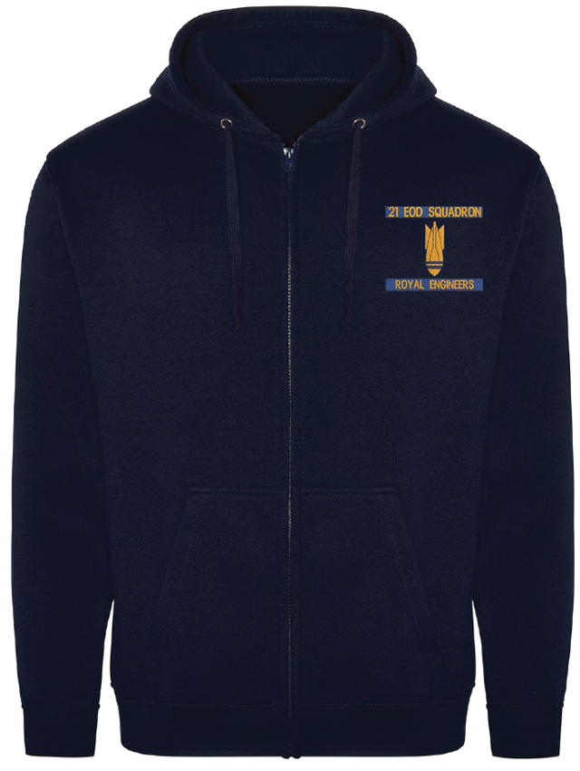 21 EOD Squadron Zipped Hoodie