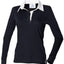 Women's long sleeve plain rugby shirt