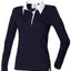 Women's long sleeve plain rugby shirt