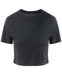 Women's triblend cropped T