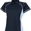 Women's piped performance polo