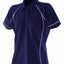 Women's piped performance polo