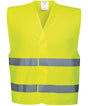 Hi-vis two-band vest (C474)