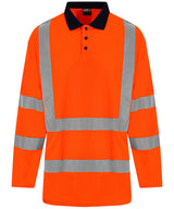High visibility long sleeve polo