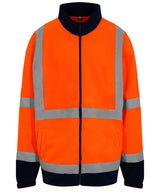 High visibility full-zip fleece