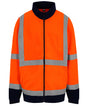 High visibility full-zip fleece