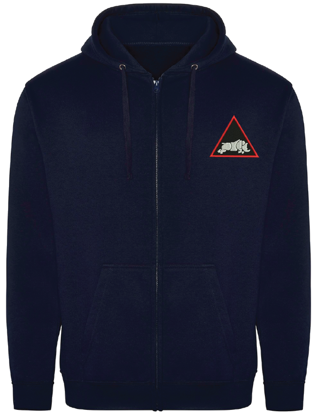 1st Armoured Division Zipped Hoodie