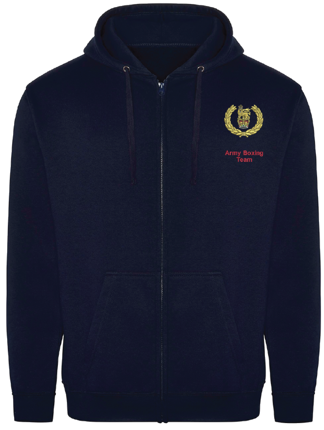 Army Boxing Team Zipped Hoodie
