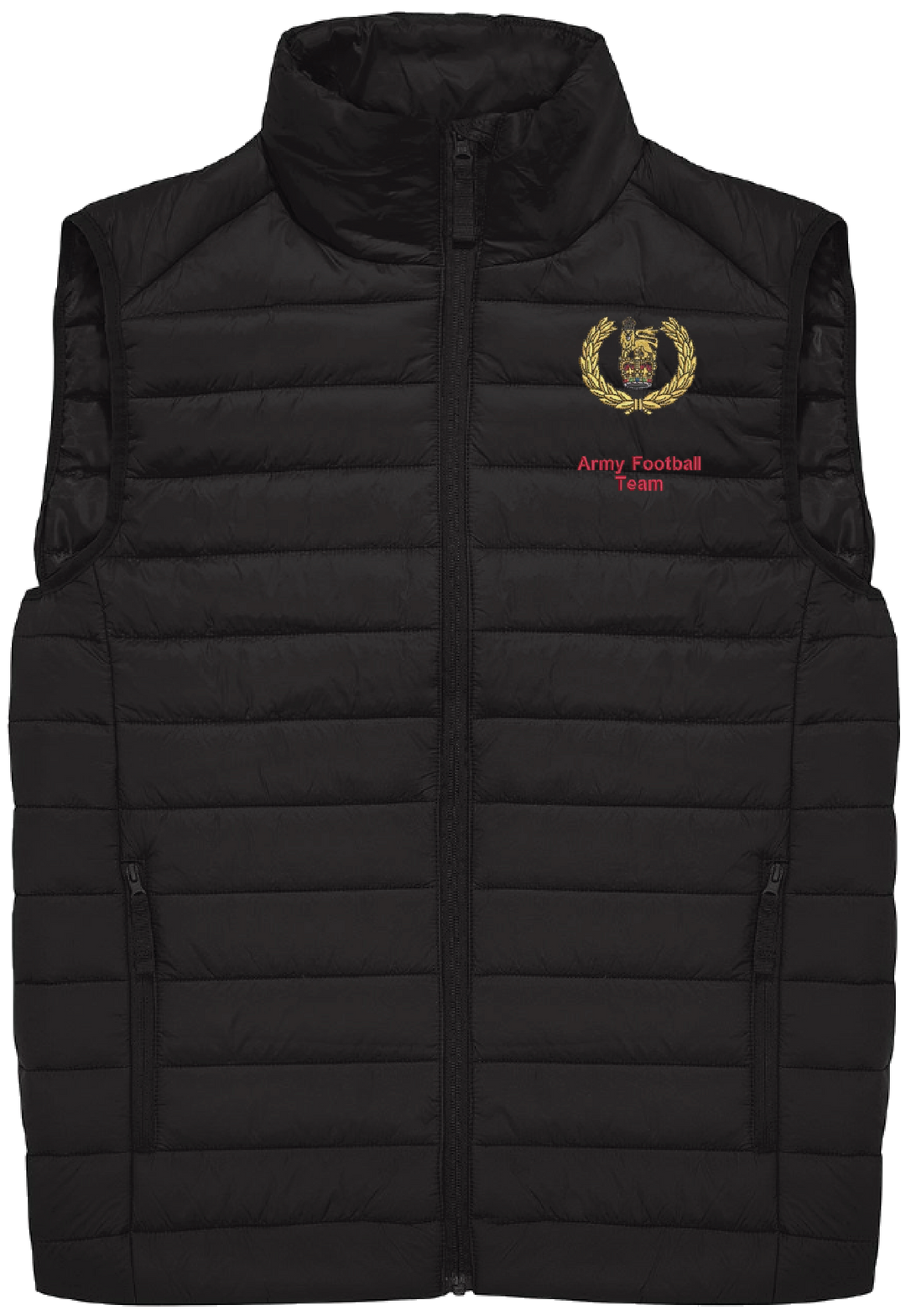 Army Football Team Padded Gilet