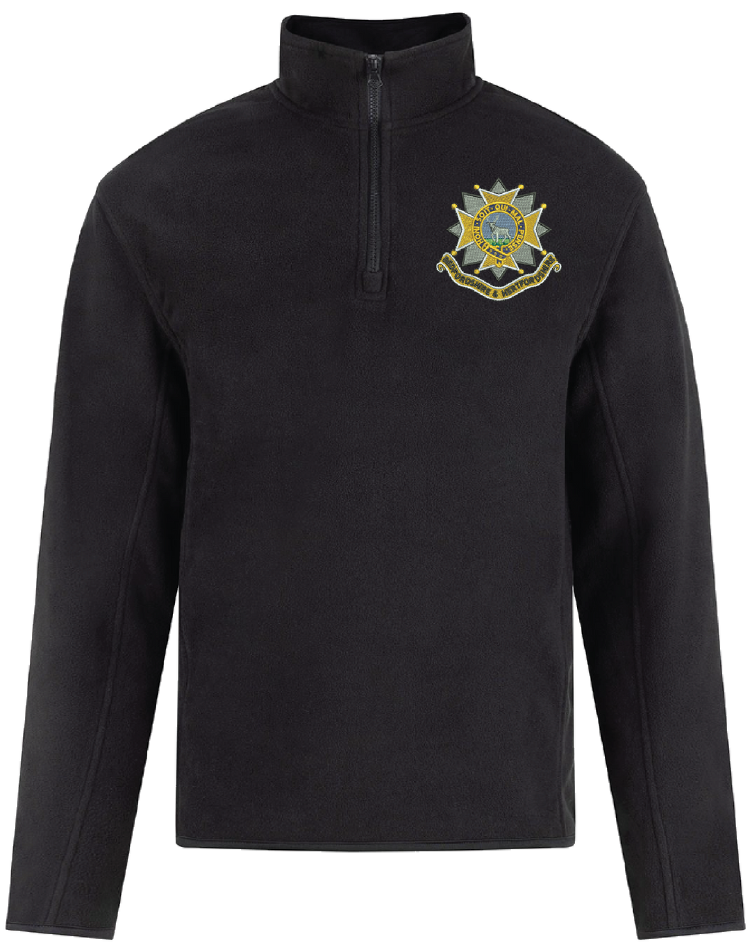 Bedfordshire and Hertfordshire Regiment Quarter Zip Fleece