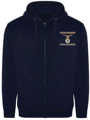 22 EOD Squadron Zipped Hoodie