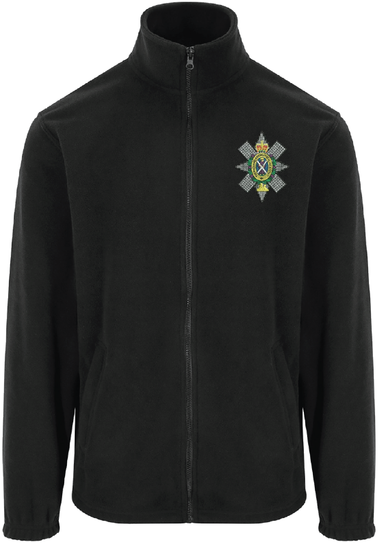 Black Watch Zipped Fleece