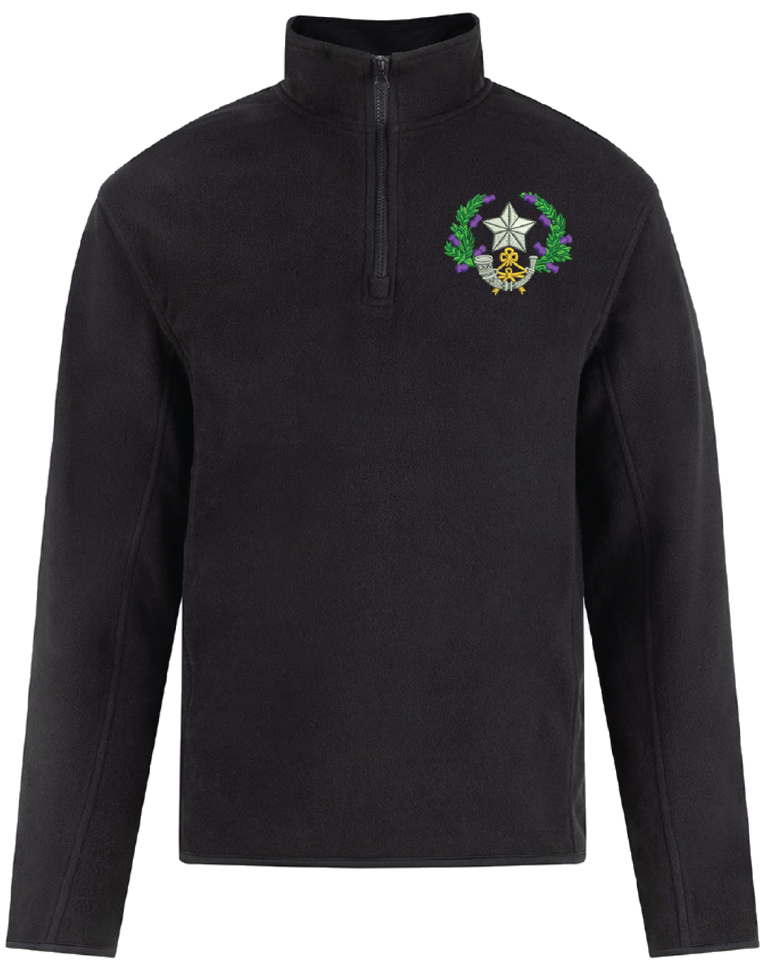 Cameronians (Scottish Rifles) Quarter Zip Fleece