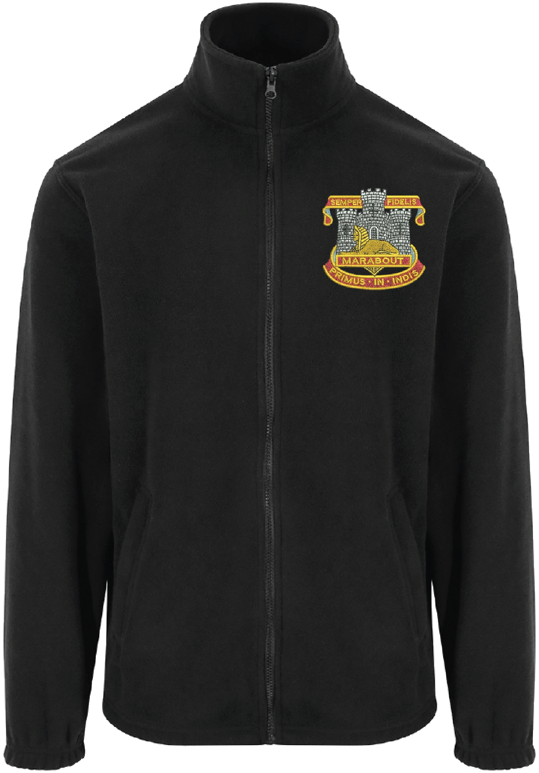 Devon and Dorset Regiment Zipped Fleece