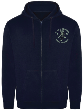 25 Fd Sqn Zipped Hoodie