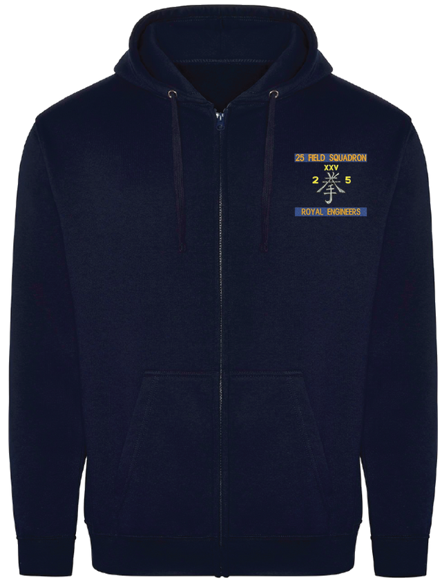 25 Field Squadron Zipped Hoodie