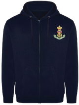 Green Howards Zipped Hoodie