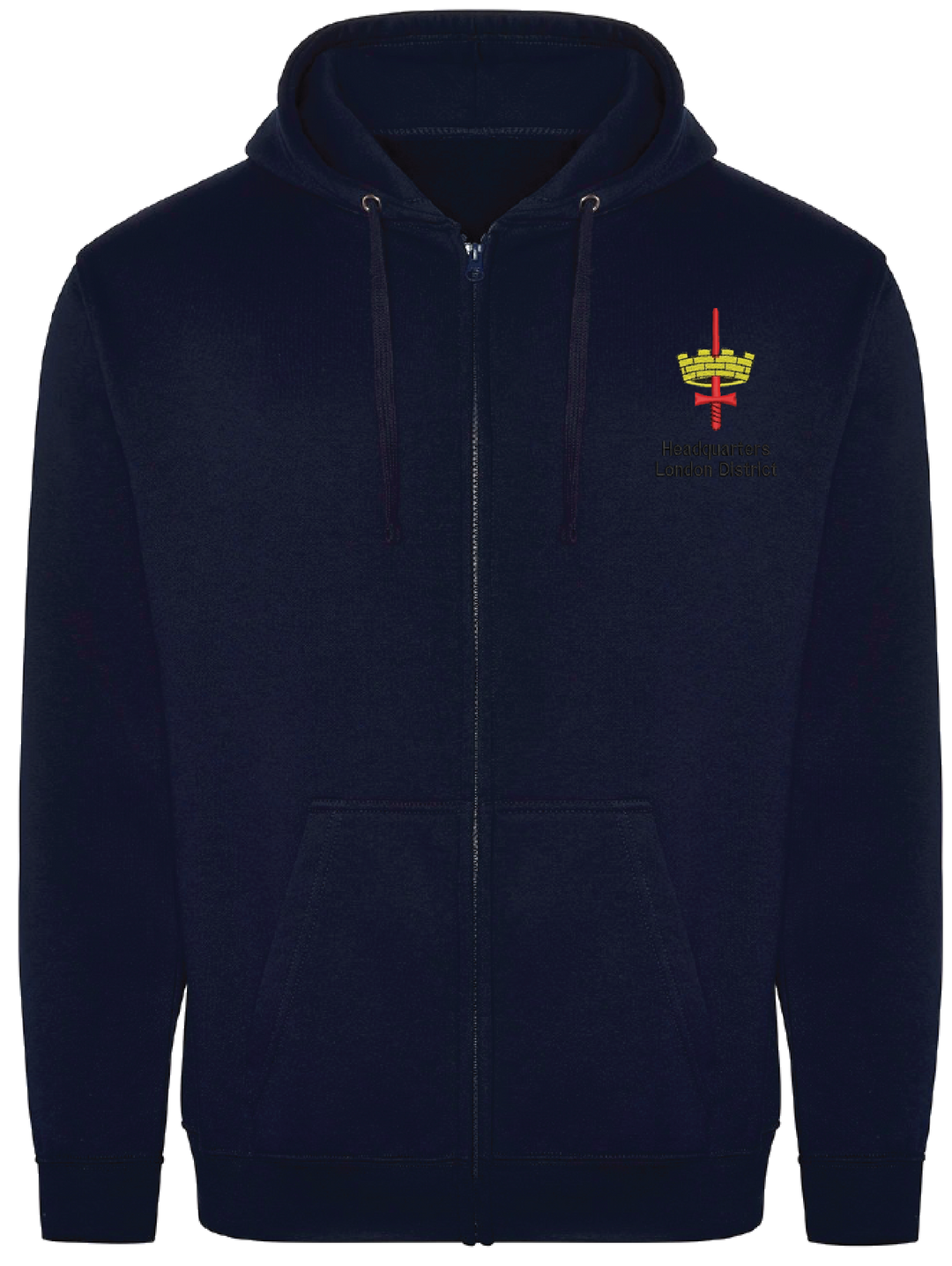 Headquarters London District Zipped Hoodie
