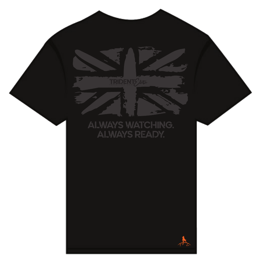 Trident Elite – Always Watching, Always Ready Tee (Blackout)