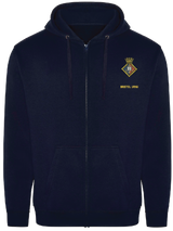 Bristol University Royal Naval Unit Zipped Hoodie