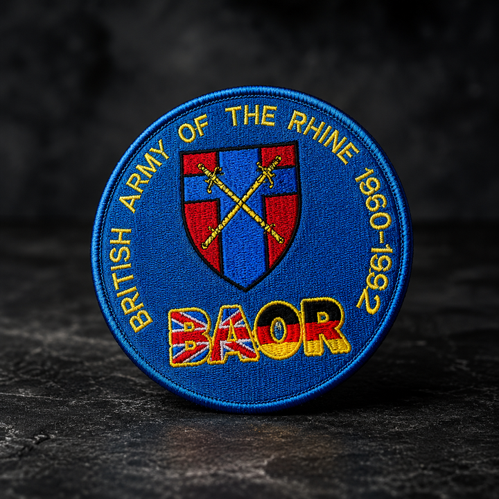 British Army of the Rhine BAOR – Veteran Embroidered Badge