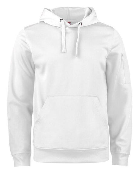 Clique Basic Active Hoody - White
