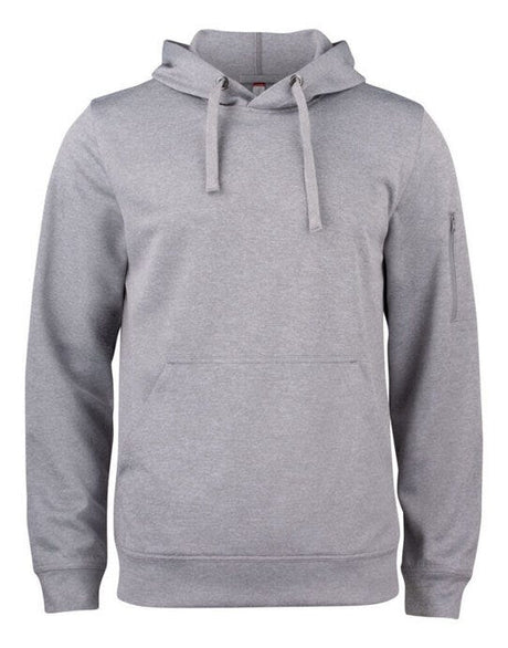 Clique Basic Active Hoody - Grey Melange