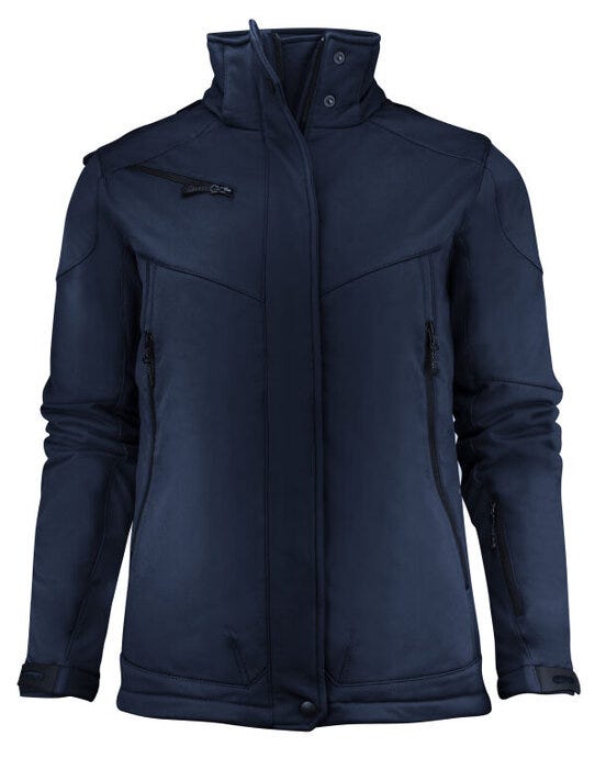 Printer Ladies Skeleton Softshell Jacket