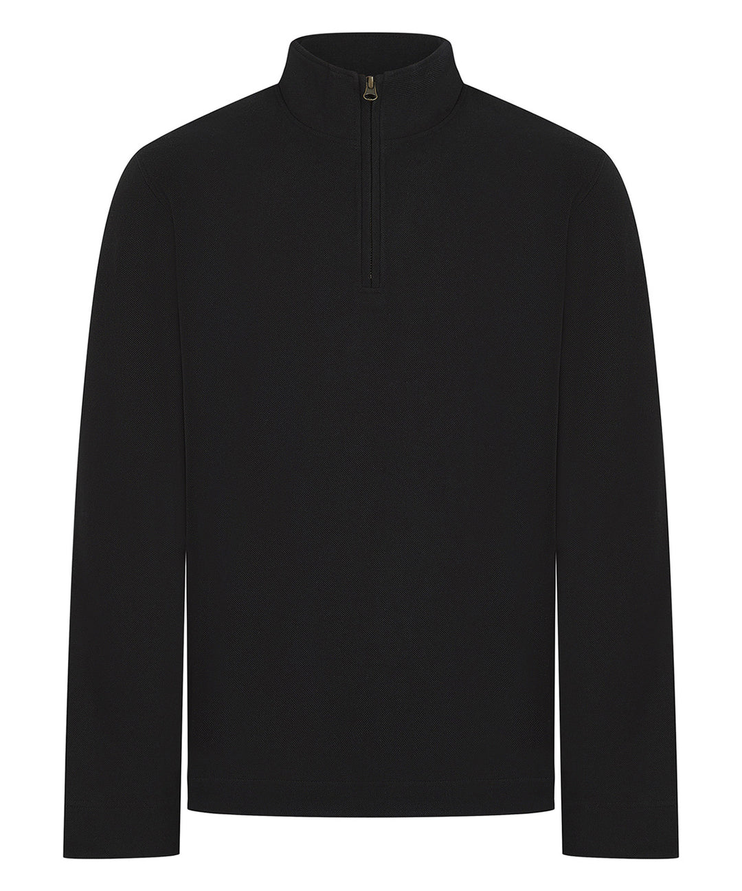 Premium piqué 1/4-zip top