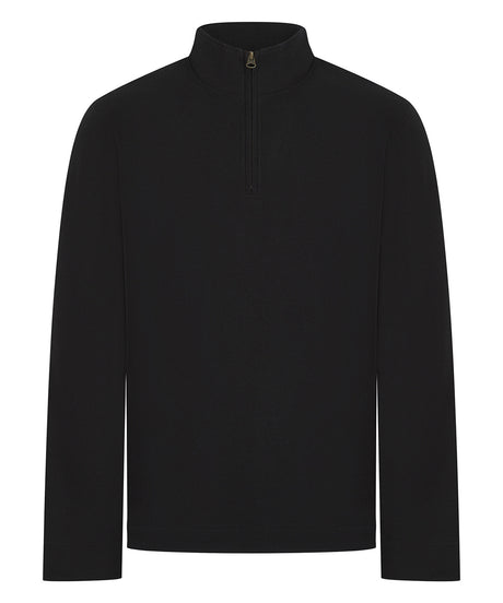 Premium piqué 1/4-zip top
