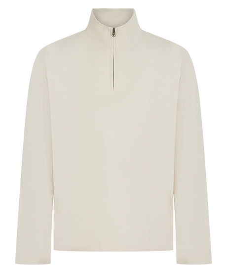 Premium piqué 1/4-zip top