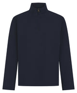 Premium piqué 1/4-zip top