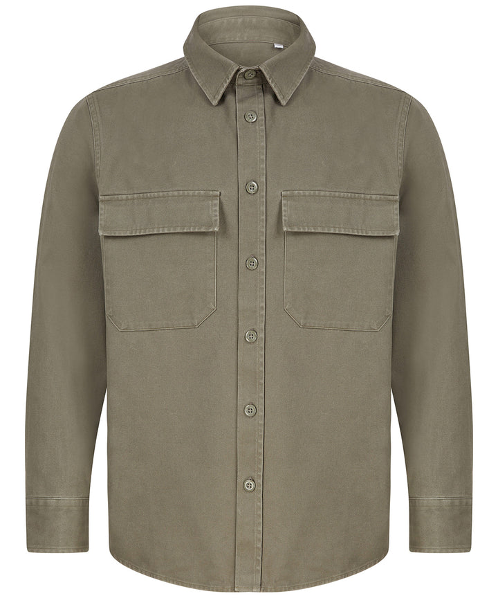 Drill overshirt