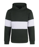 Heavyweight panelled hoodie