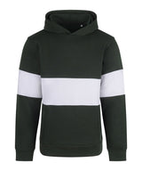 Heavyweight panelled hoodie