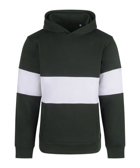 Heavyweight panelled hoodie