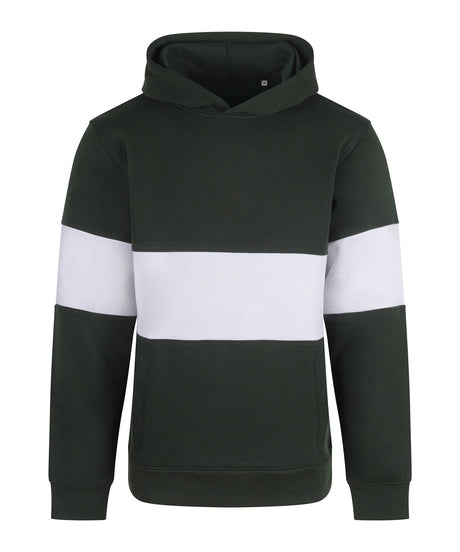 Heavyweight panelled hoodie