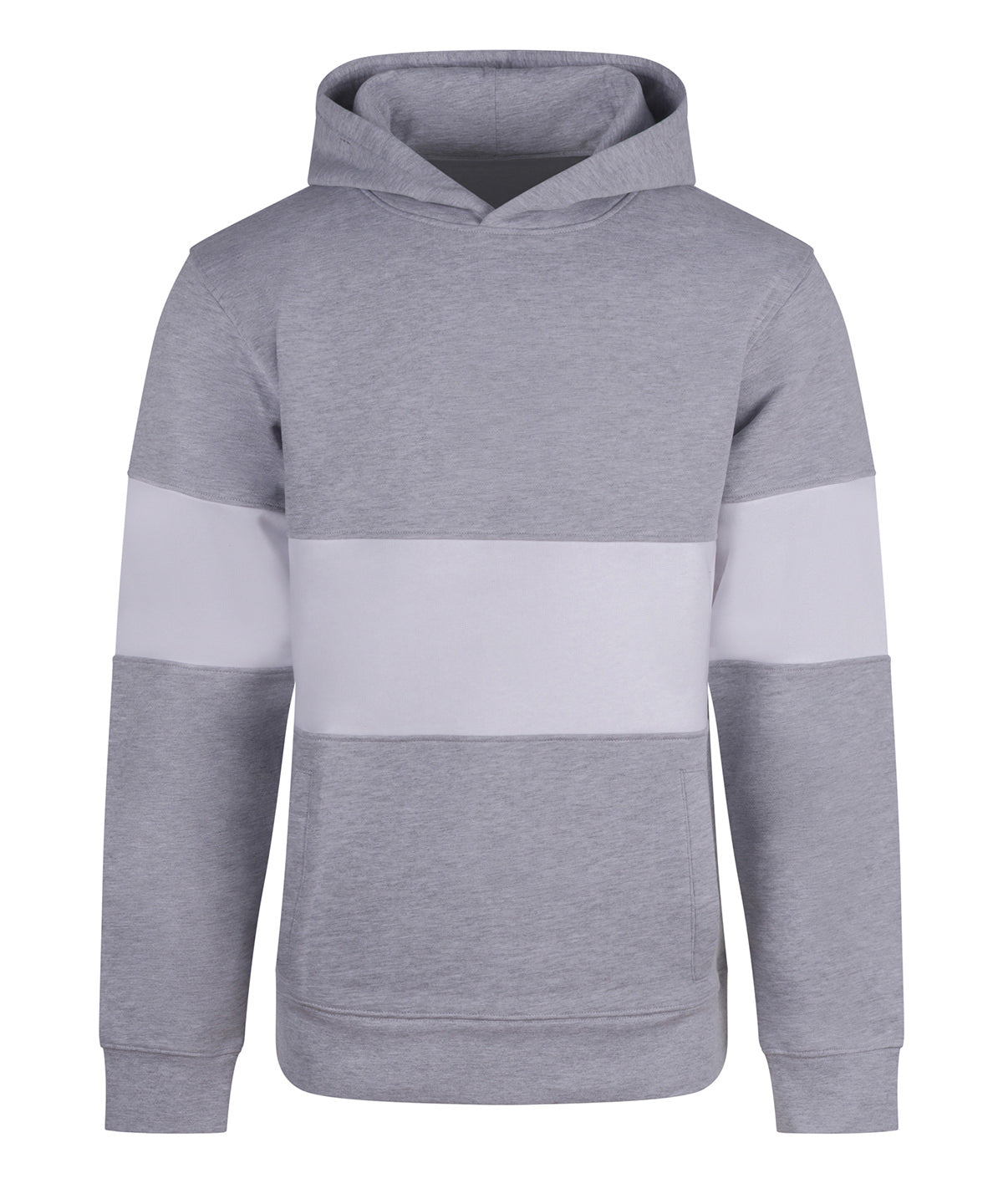 Heavyweight panelled hoodie