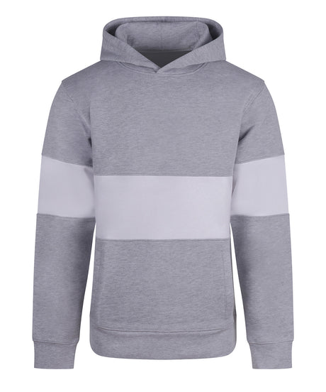Heavyweight panelled hoodie